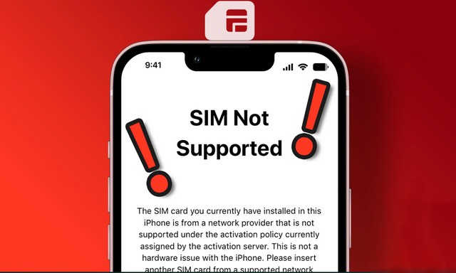 meilleures façons de corriger l'erreur SIM non prise en charge sur iPhone