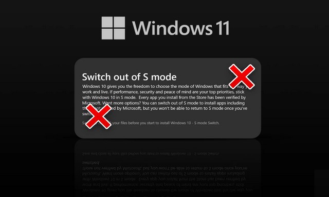 meilleures façons de résoudre l'impossibilité de sortir du mode S sous Windows 11