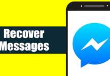 Comment récupérer des messages supprimés sur Messenger