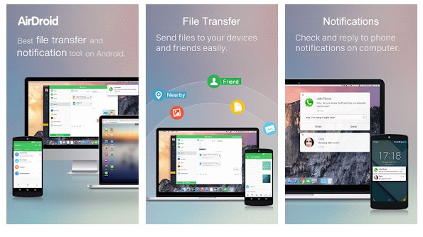 meilleure application de transfert de fichiers pour android vers android