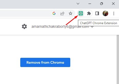 Icône de l'extension Chrome ChatGPT