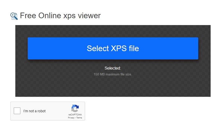 Utiliser la visionneuse XPS en ligne