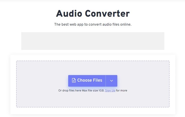 Convertisseur audio Freeconvert