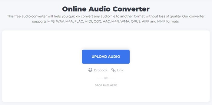 Conversion audio