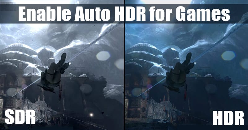 Activer le HDR automatique pour les jeux