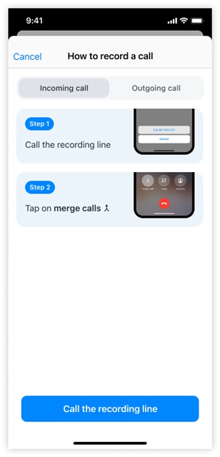 Enregistrer des appels téléphoniques sur iPhone avec TrueCaller