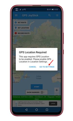 Activer la localisation GPS