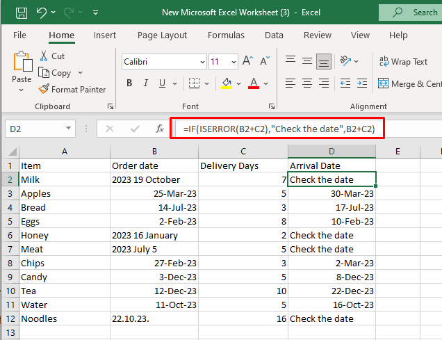 Comment réparer #VALUE !  Erreur dans l'image Microsoft Excel 16