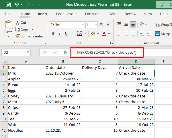 Comment réparer #VALUE !  Erreur dans l'image Microsoft Excel 15
