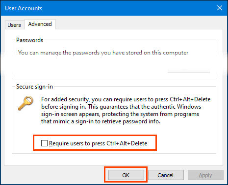 Comment configurer la connexion automatique pour un PC de domaine ou de groupe de travail Windows 10 image 10