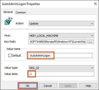 Comment configurer la connexion automatique pour un PC de domaine ou de groupe de travail Windows 10 image 24