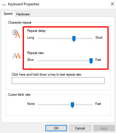 Comment corriger le retard ou le décalage lors de la saisie sous Windows image 16