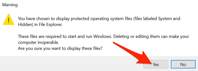 6 façons d'afficher les fichiers et dossiers cachés dans Windows 10 image 21