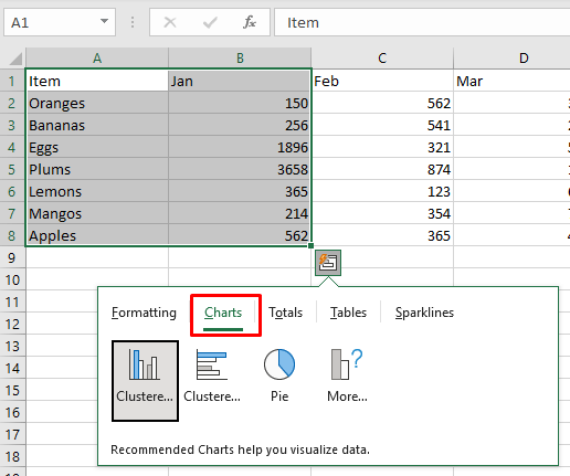 Comment utiliser l'outil d'analyse rapide dans Microsoft Excel image 11