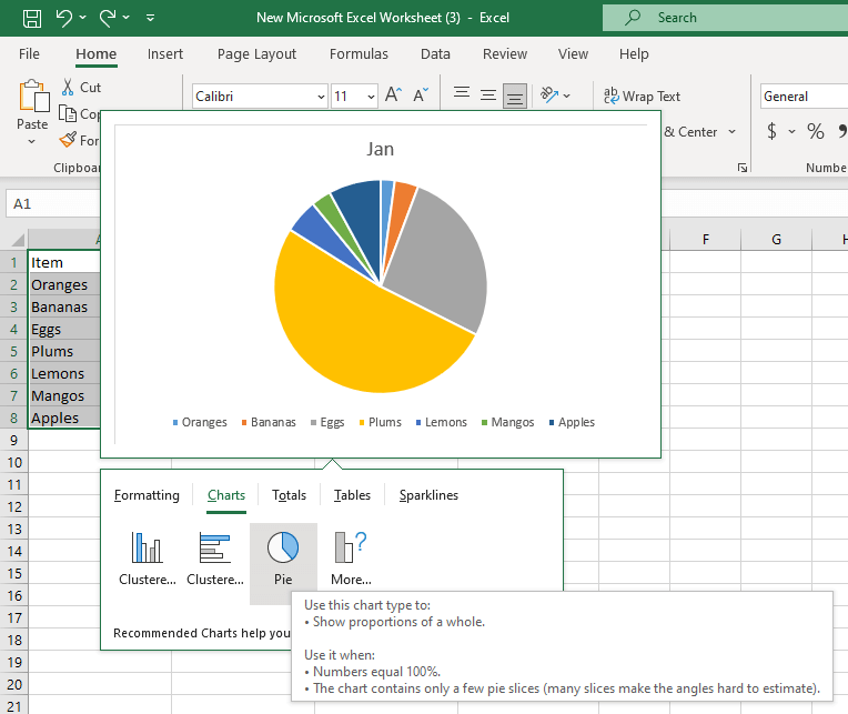 Comment utiliser l'outil d'analyse rapide dans Microsoft Excel image 12