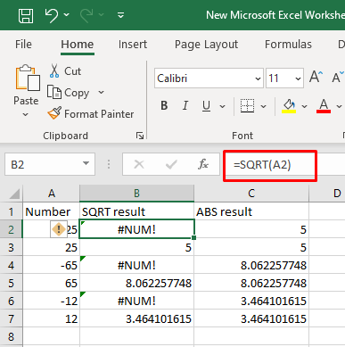 Comment réparer #NUM !  Erreurs dans Microsoft Excel image 4