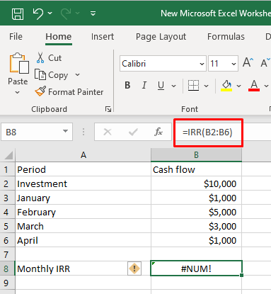 Comment réparer #NUM !  Erreurs dans Microsoft Excel image 14