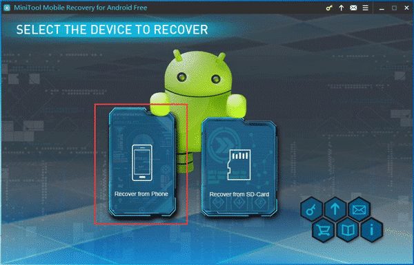 installer Minitool Récupération de données Android
