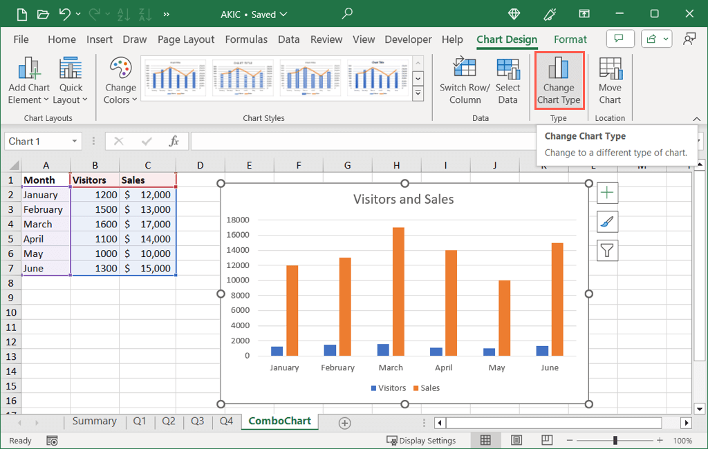 Comment ajouter ou supprimer un axe secondaire dans les graphiques Microsoft Excel image 2