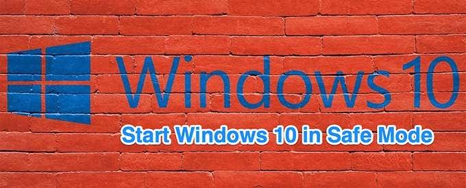 Comment démarrer Windows 10 en mode sans échec image 1