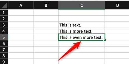 Comment démarrer une nouvelle ligne de texte dans les cellules Microsoft Excel image 2