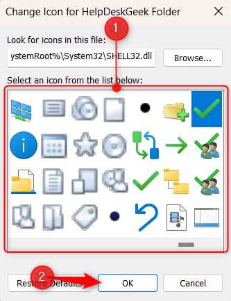 Comment changer les icônes de dossiers dans Windows image 3