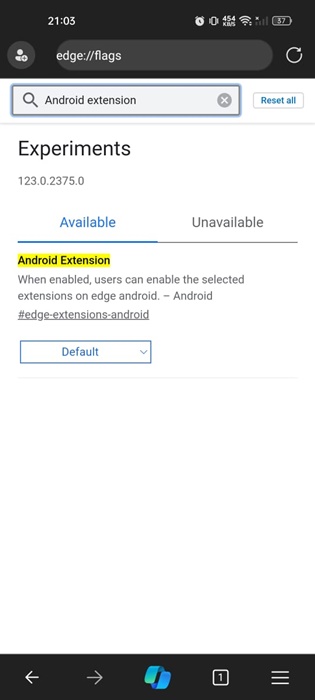 Extension Android