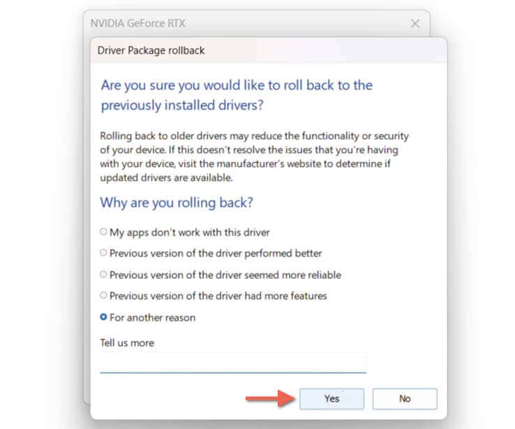 Comment restaurer ou désinstaller les pilotes NVIDIA sous Windows 11 image 5