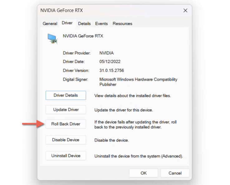 Comment restaurer ou désinstaller les pilotes NVIDIA sous Windows 11 image 4
