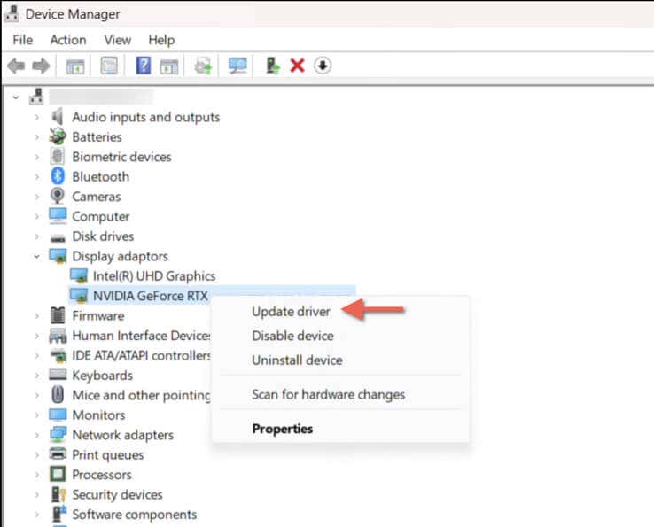 Comment restaurer ou désinstaller les pilotes NVIDIA sous Windows 11 image 7