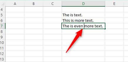 Comment démarrer une nouvelle ligne de texte dans les cellules Microsoft Excel image 1